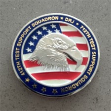 Listing image for Air Force Flight Test Center 412th Test Wing TMG Challenge Coin