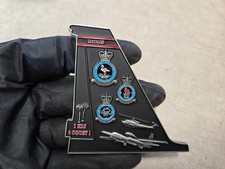 Listing image for US Air Force Hangar 1 Challenge Coin Tail Fin MOMS 1 ERS 9 OG DET 1 Nice!!