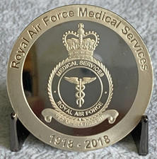 Listing image for Royal Air Force RAF Medical Services 100th Anniversary Challenge Coin - 44mm