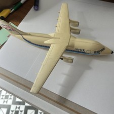Listing image for 1:144 scale plastic model of a British Aerospace BAe 146-200 in Air UK .